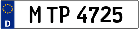 Truck License Plate